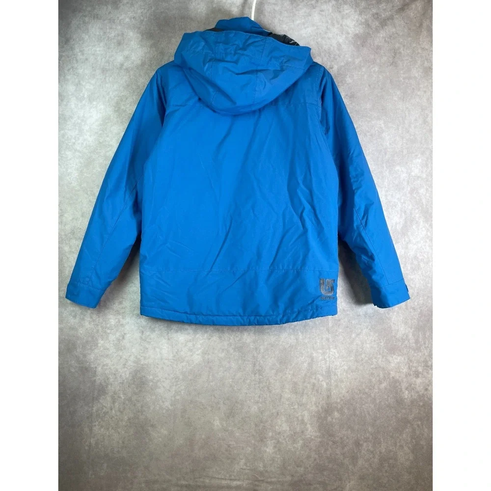 Burton Chittagong Ski Jacket Dryride Shell Boys Medium Blue Snowboard Hooded